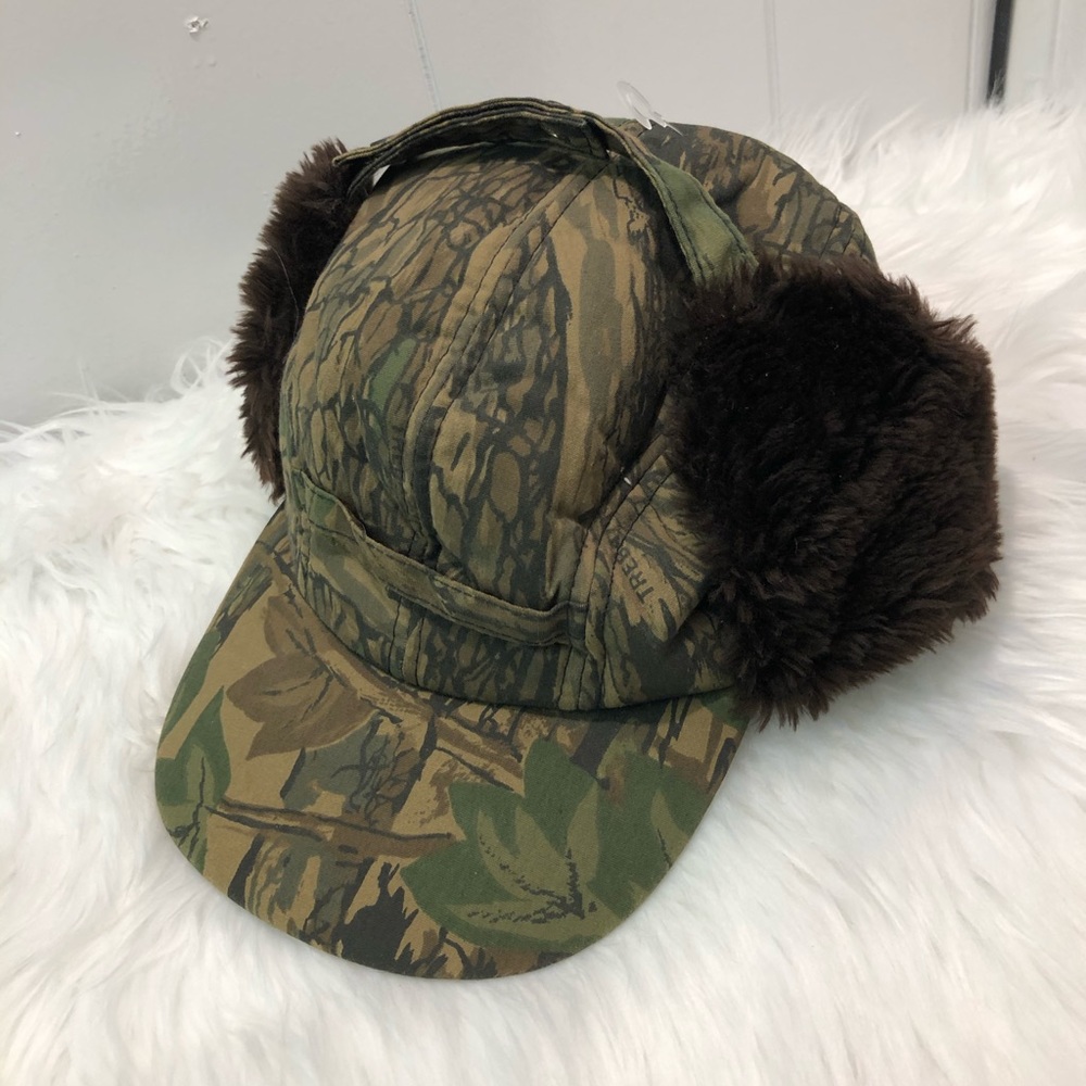 Winchester camouflage hat with earflaps
